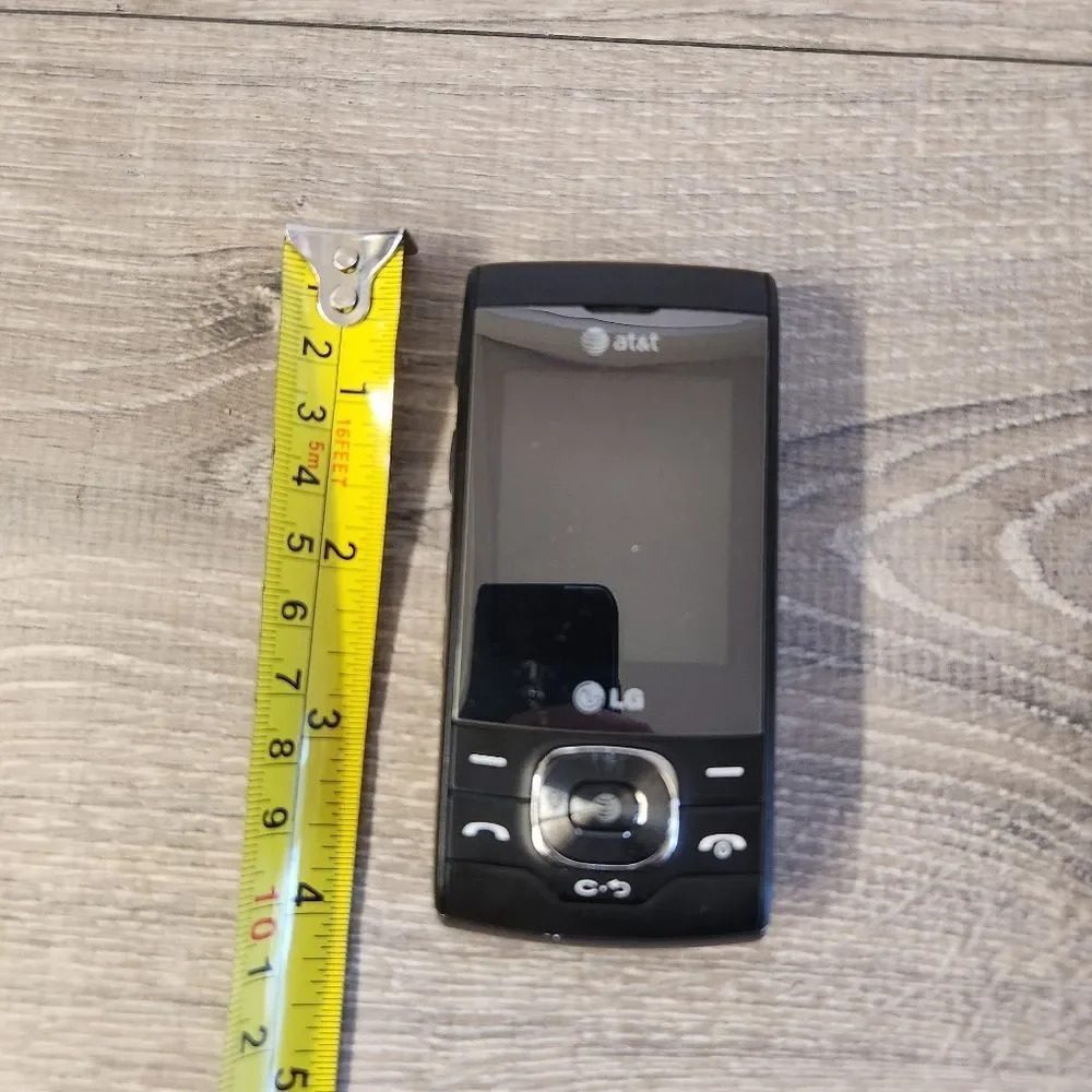 LG GU295 AT&T Cellular 3G Slider Push To Talk‎ Cellular Mobile Phone Black
